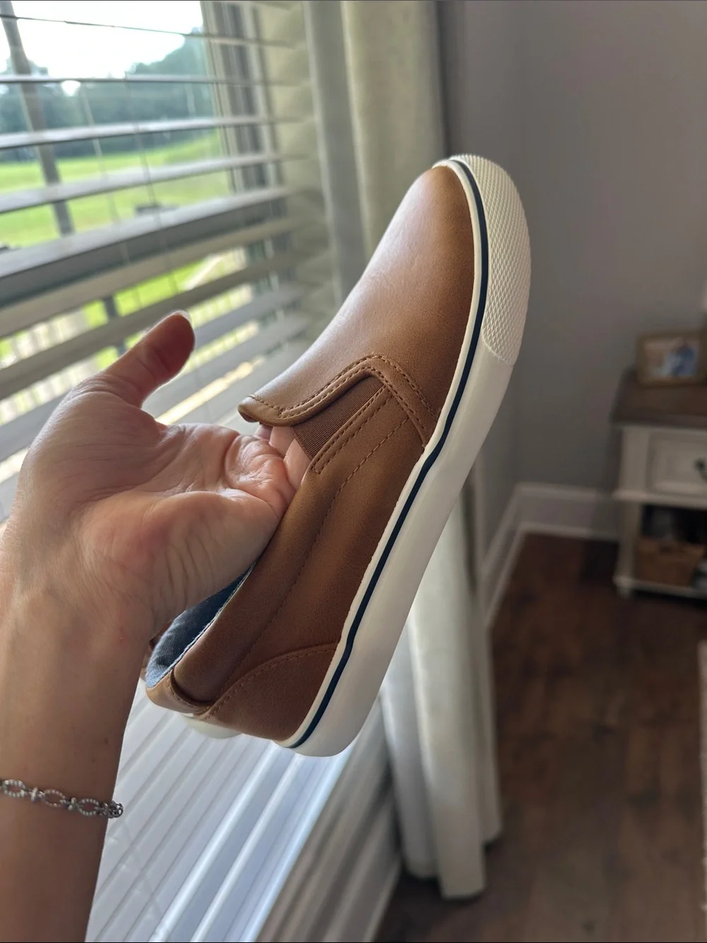 Cat & Jack Toddler Slip-On Dress Shoes in Brown